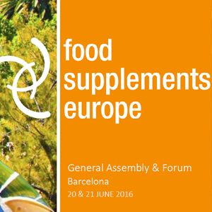 Adunarea generală a membrilor Food Supplements Europe (FSE), 20-21 Iunie 2016